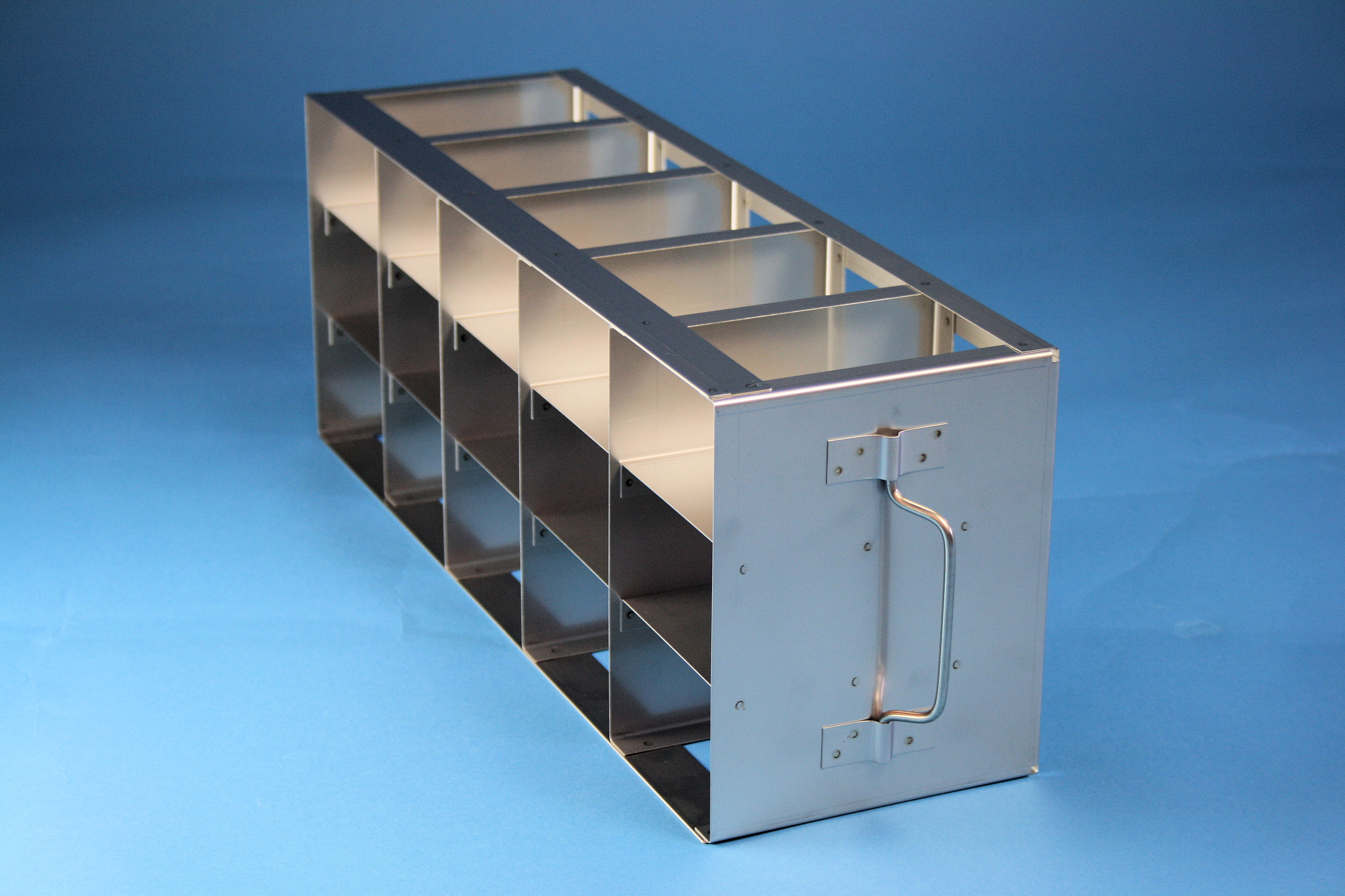 MT vandret reol 53, for 15 plader, 53mm, HÅ