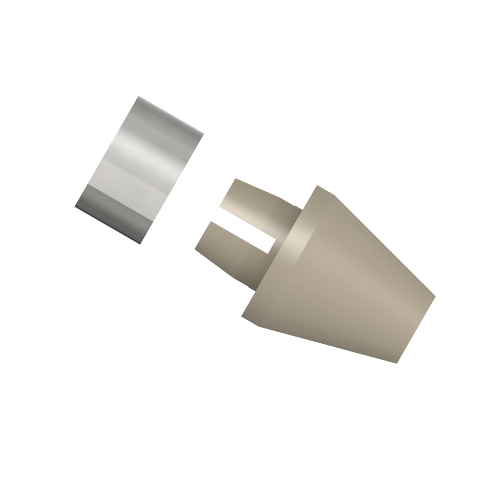 OMNI-LOK TAPER PORT CONICAL BOTTOM FERRULE for 10-