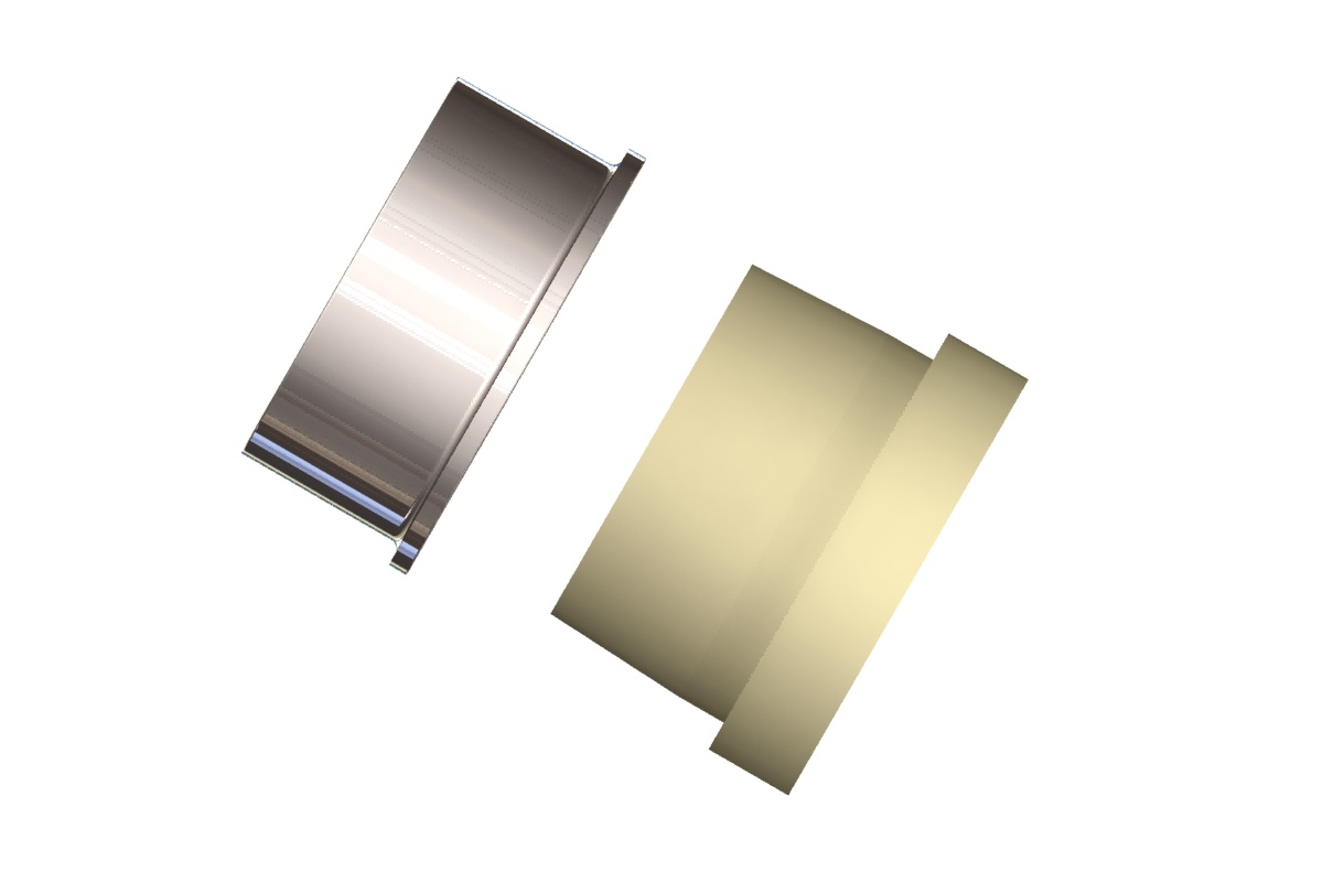 Omni-Lok Type S ferrule, PEEK, 1/8", 10 stk