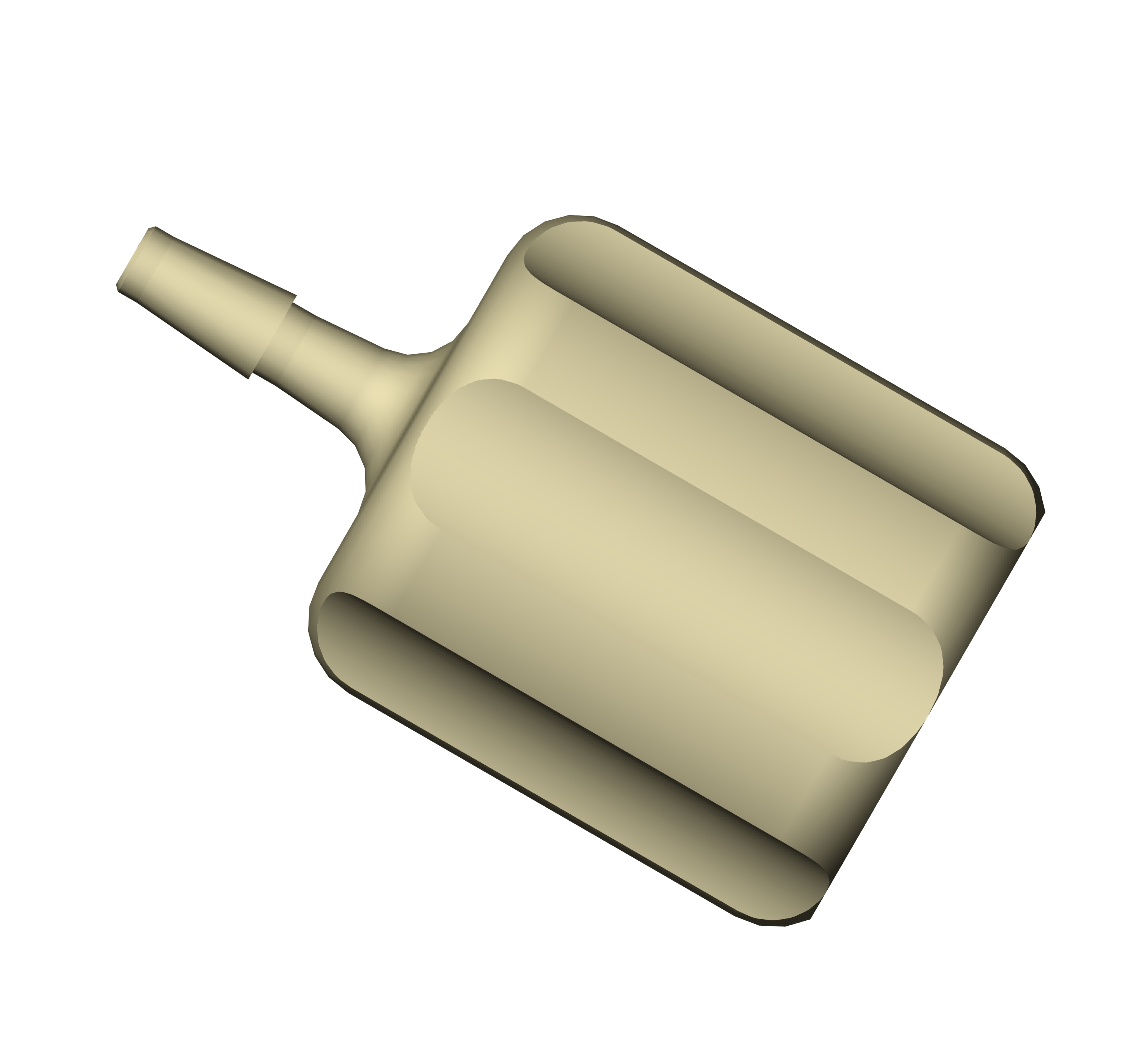 Adapter PEEK 1/4"-28 hun til 1mm slange, 5 stk