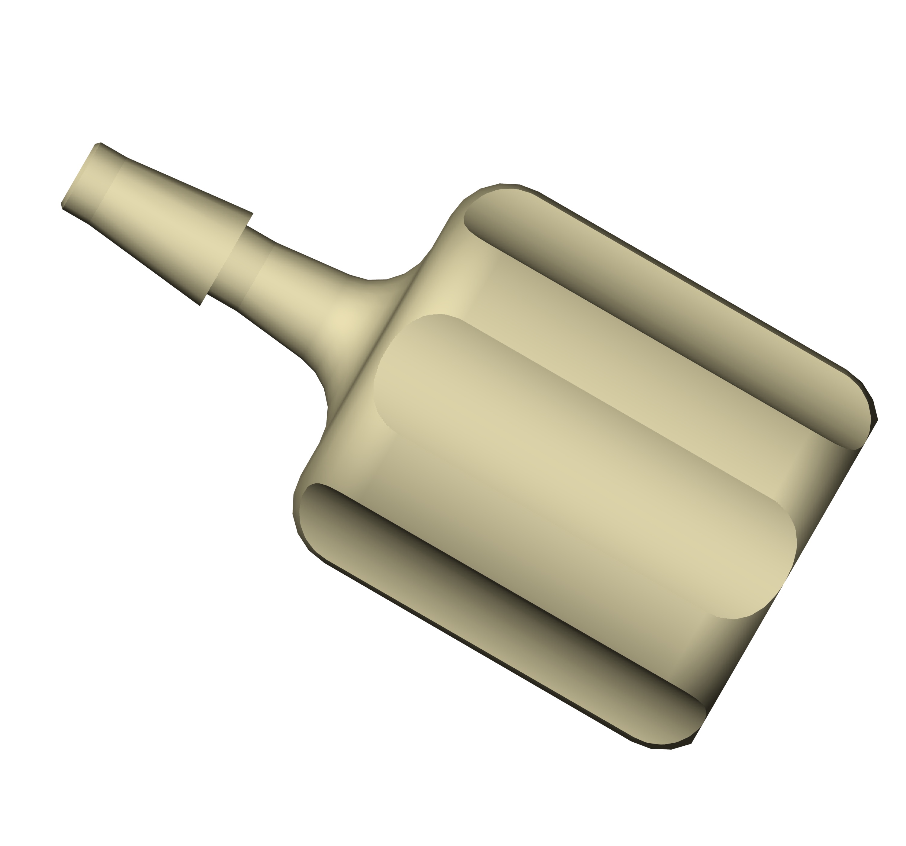 Adapter PEEK 1/4"-28 hun til 1,5mm slange, 5 stk