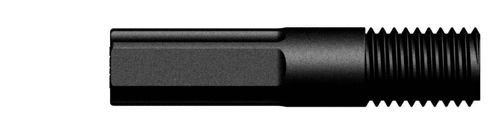 OMNI-LOK FTG, 1/4-28, 1/8", BLACK, LONG, ( S & P F