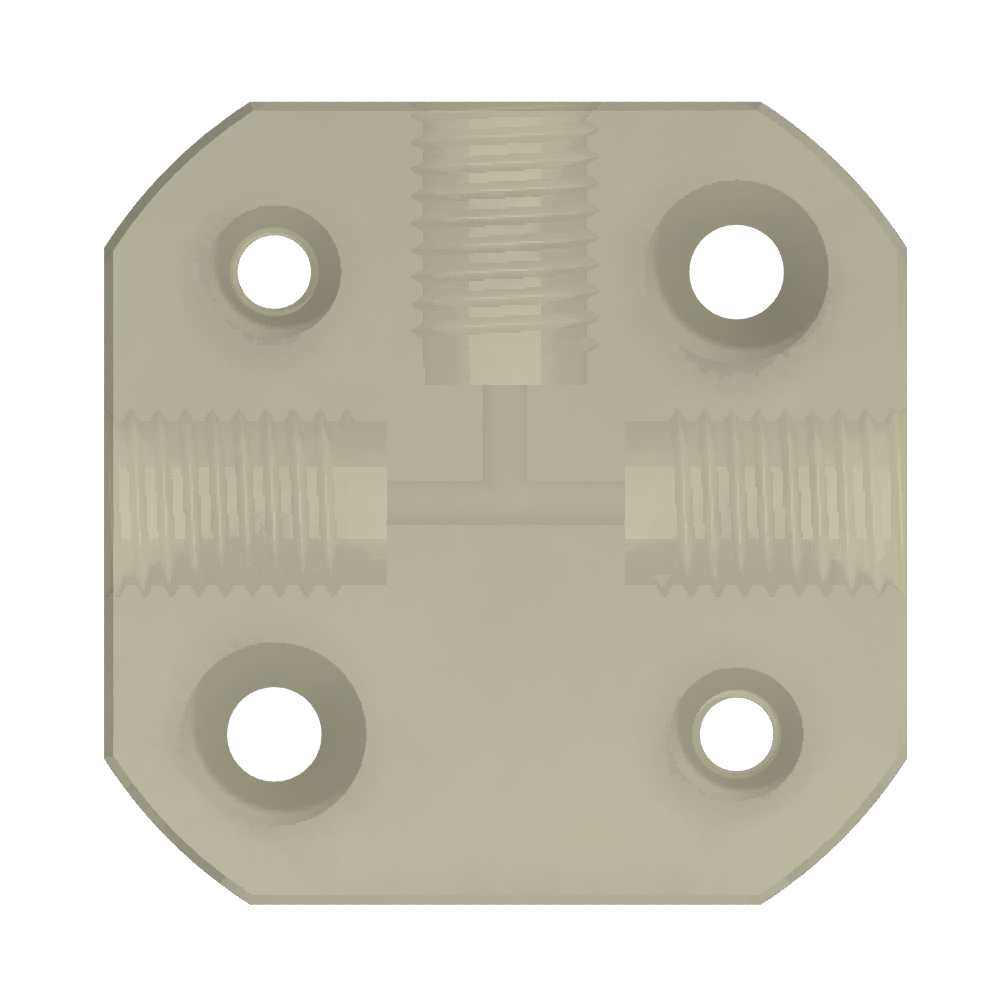 CONNECTOR, 3-WAY TEE, PEEK