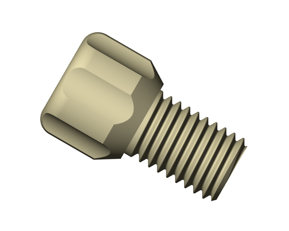 Fitting 1/8© PEEK (use with cone 1545)