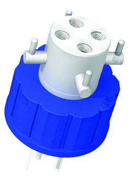 Q-SERIES CAP, GL45, 4 PORTS + VALVES