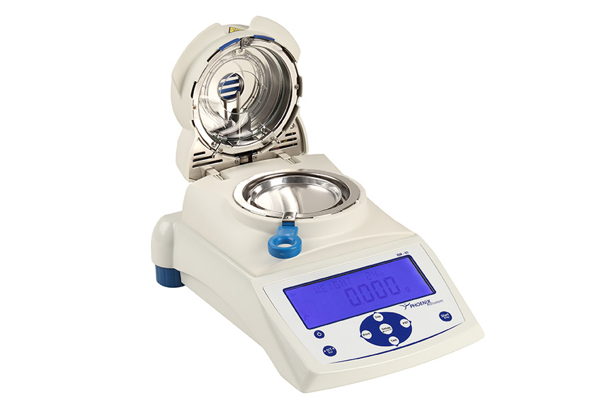 Std. tørstofvægt, kap. 65g, temp.omr. 50-160°C