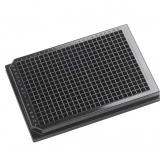 384 pos. plade 120uL PS, sort, 50stk