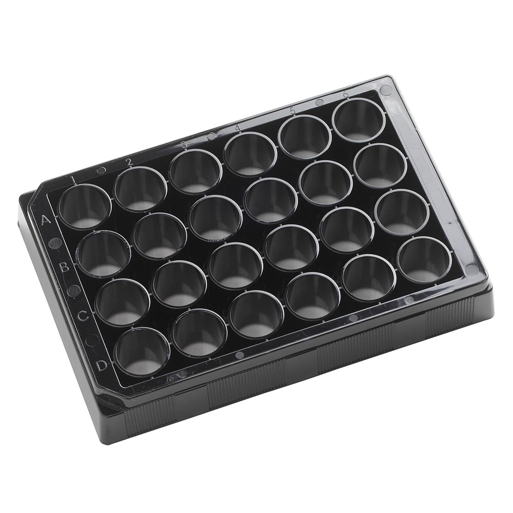 24 pos. plade sort, låg, sgl ste., 10stk