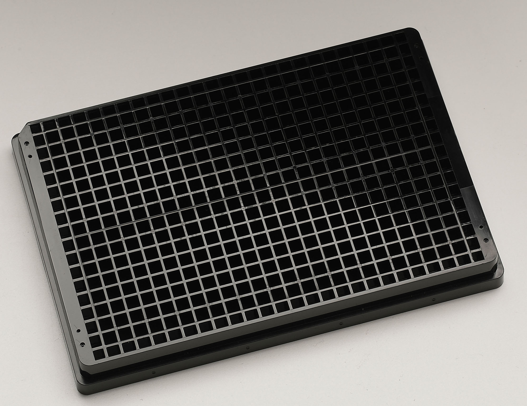 384 pos. plade, klar, sort, COP, firk., 32stk