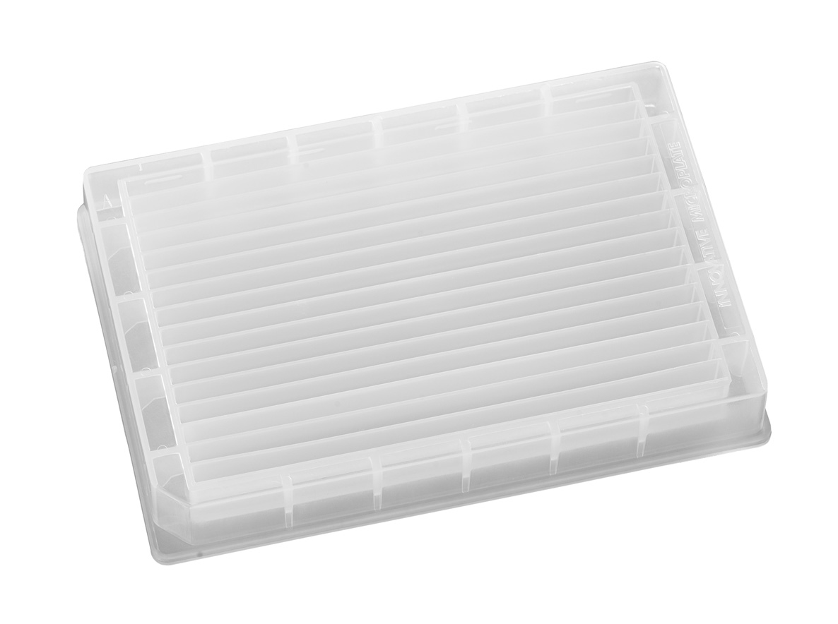 Reservoir, 16 rækker, lav, opdelt, pyr., PP, 25stk