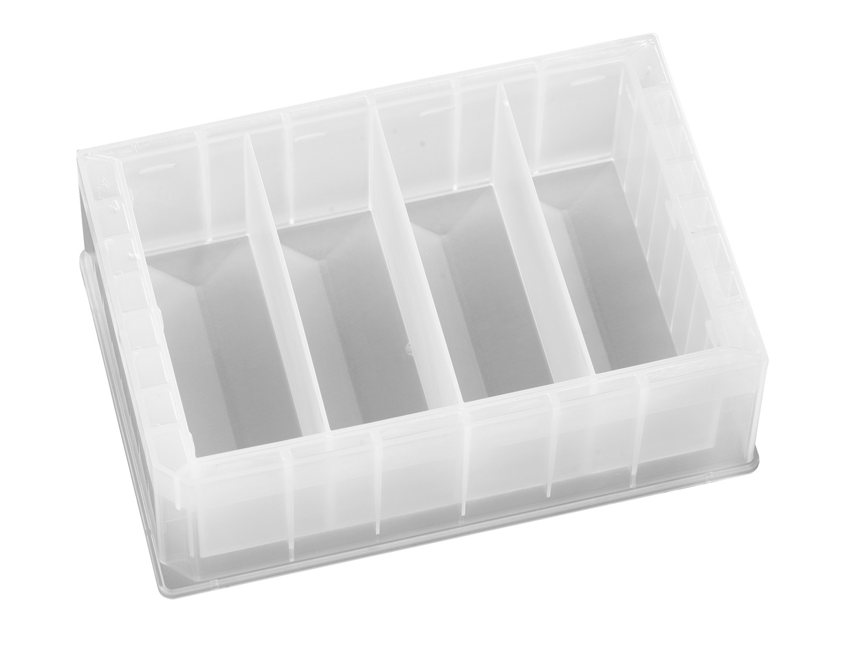 Reservoir, 4 rækker, PP, 25stk