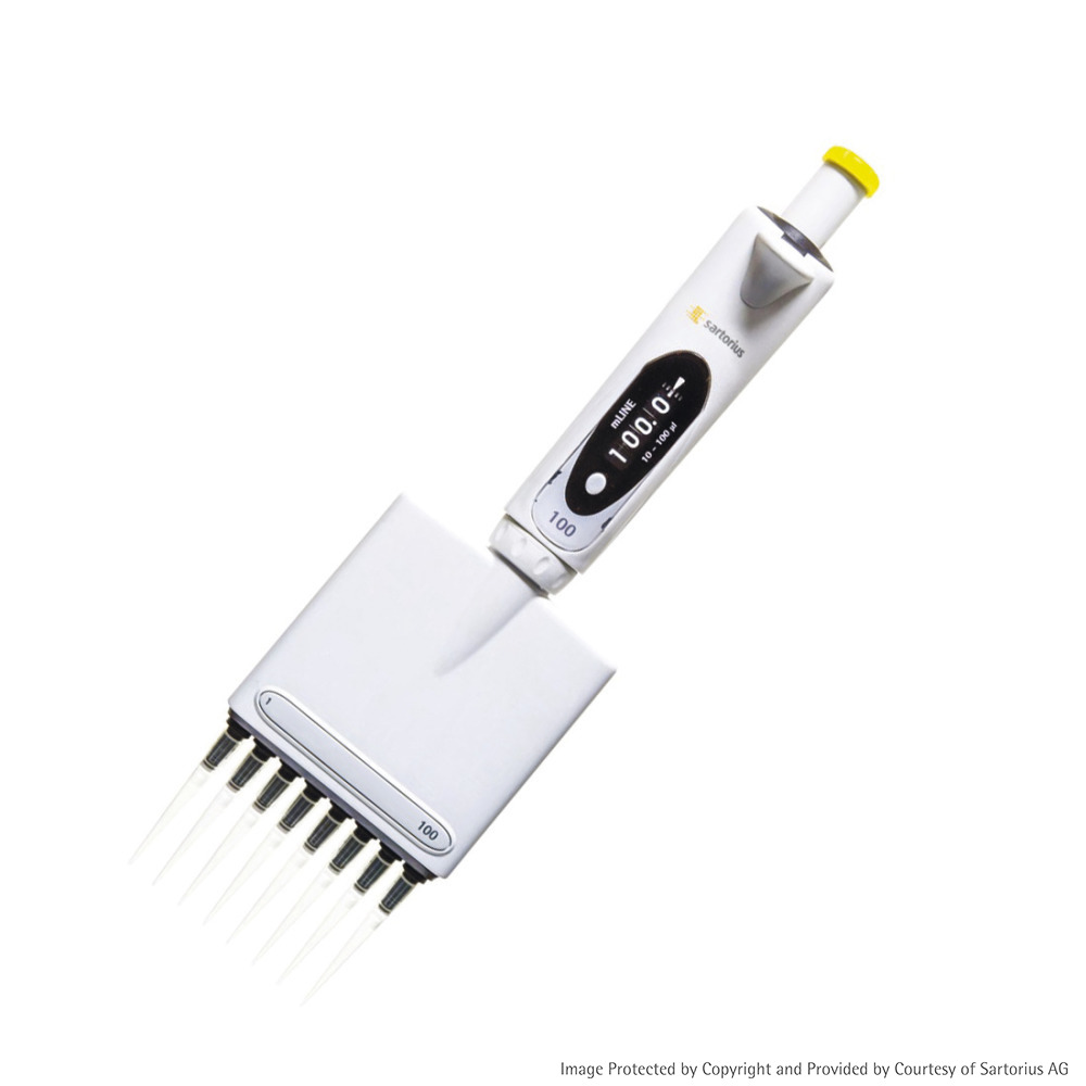 Pipette mLine, mek., 8-kanal, 5-100ul