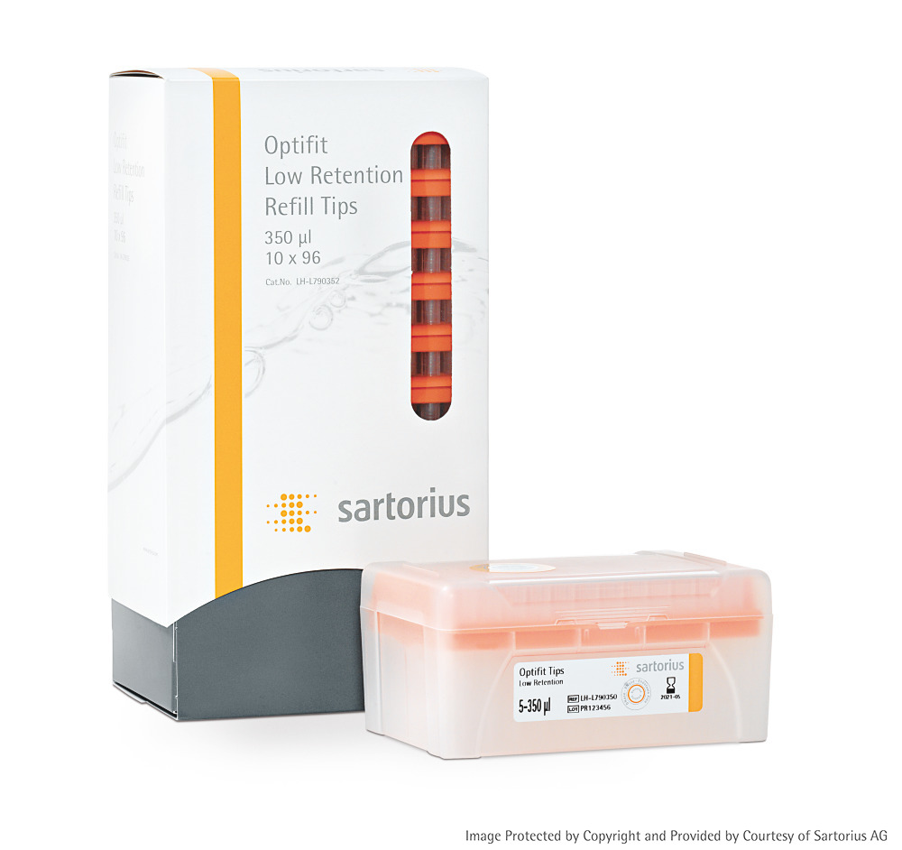 Pipettespids 5-350 ul, refill, 10x96stk