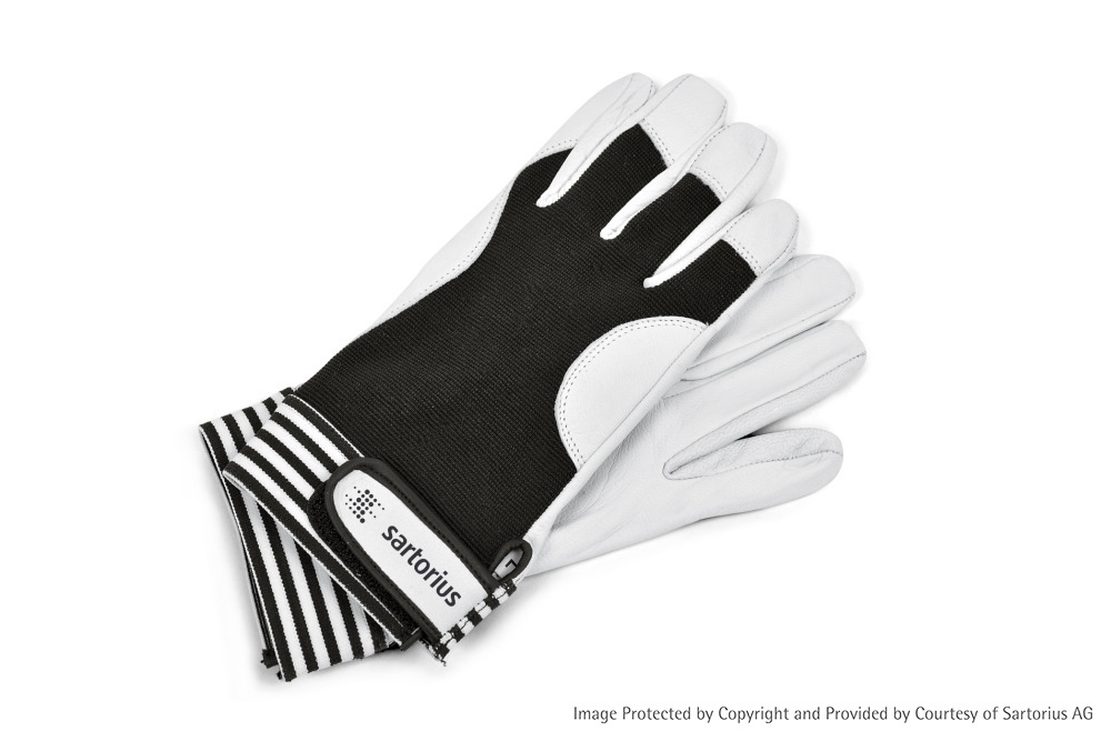 Fin-læder handsker, 1 par