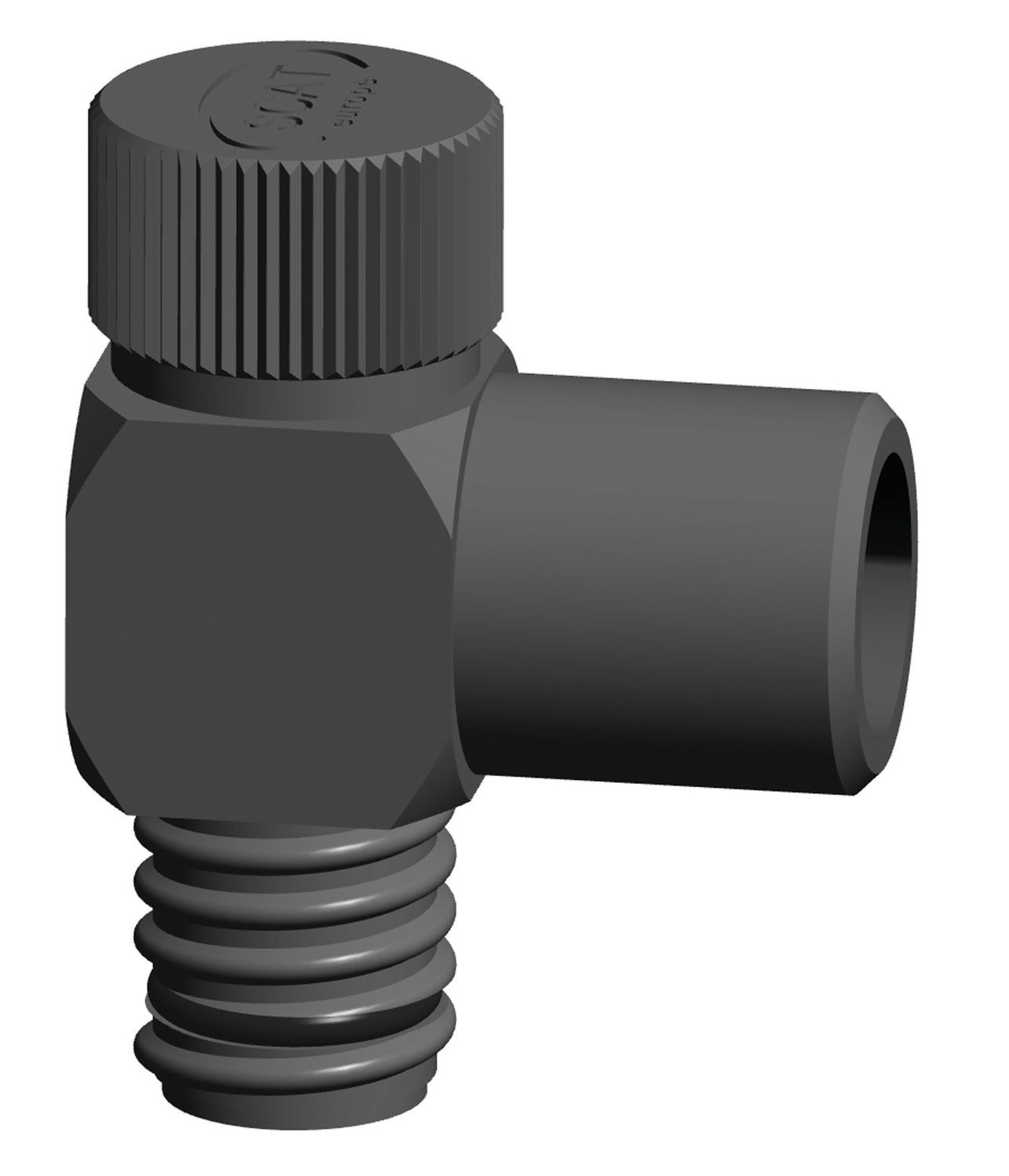 Adapter, 90°, for angled connection