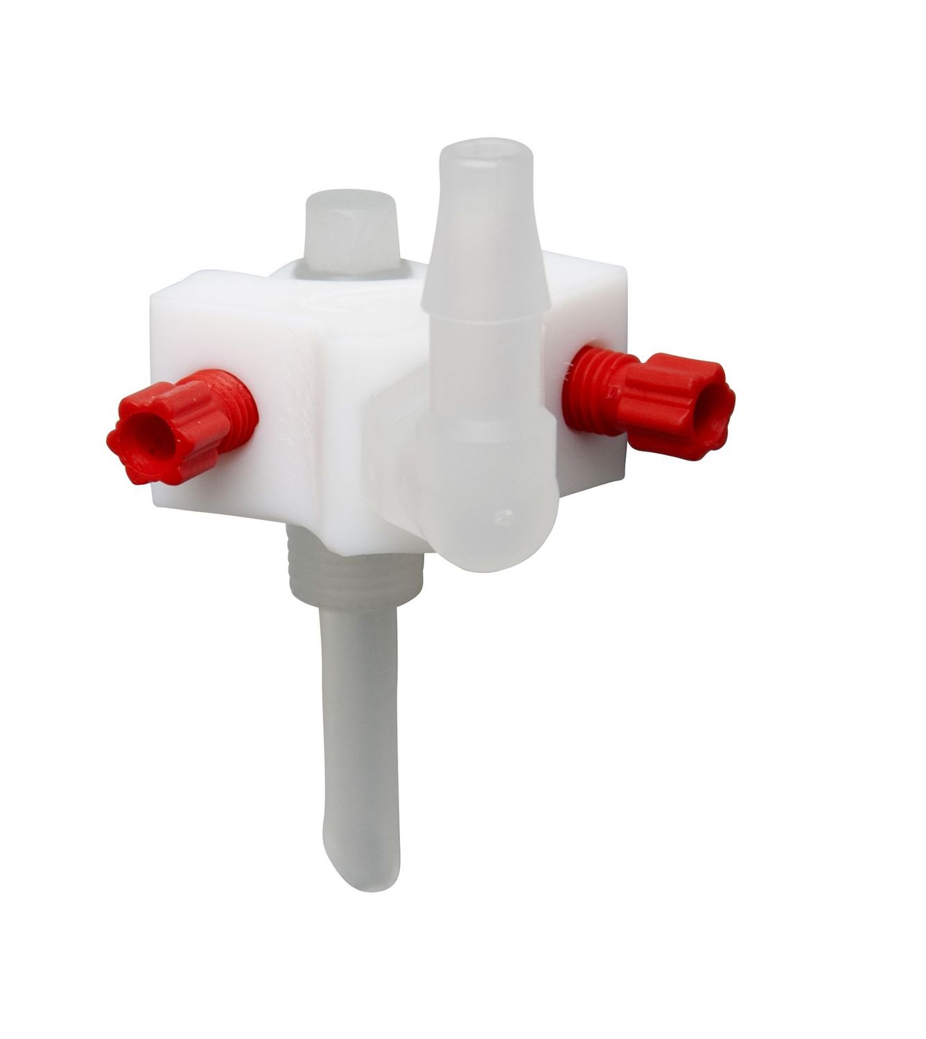 3-port fitting f. port, S, 2x2,3/3,2mm, 1x6,4-9mm