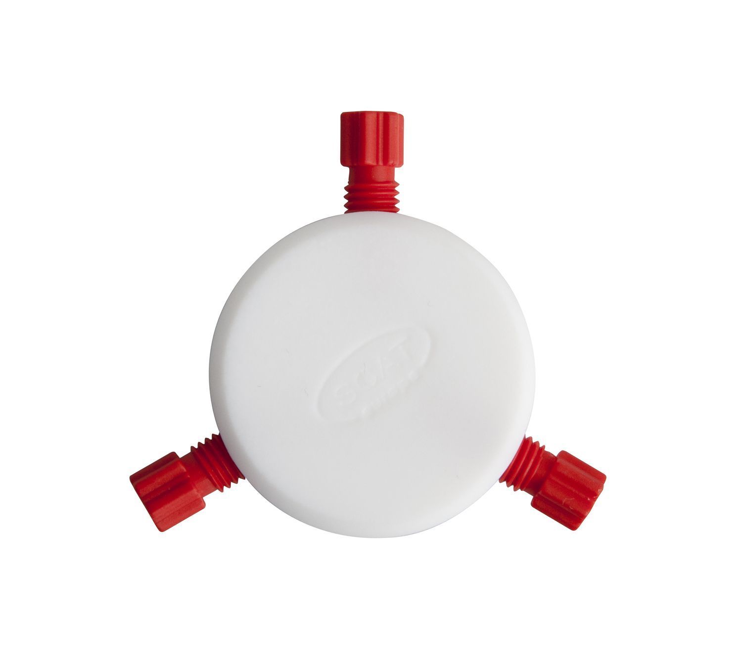 3-port fitting f. port S, 3x2,3/3,2mm, PTFE/PFA