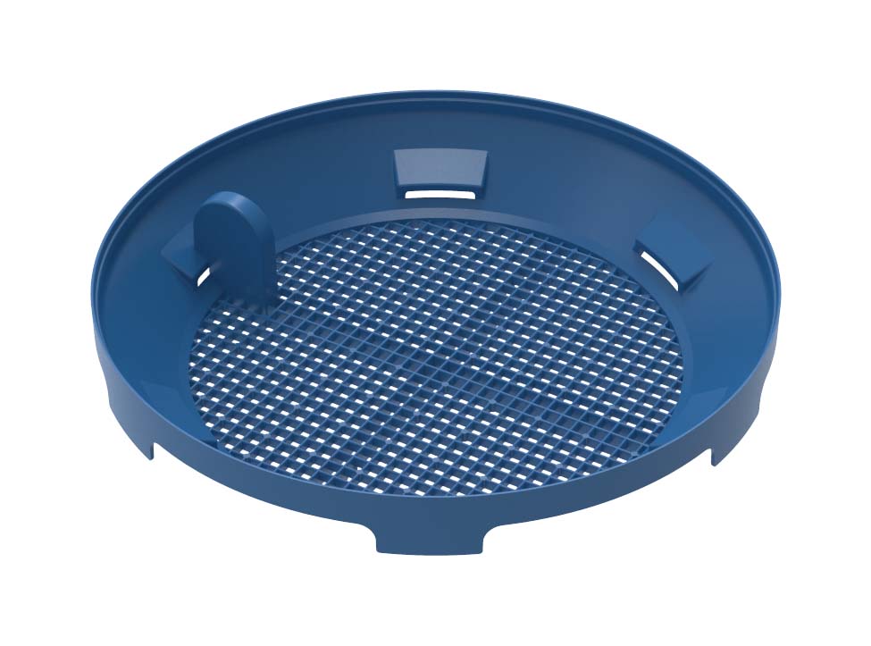 Dirt sieve and splash guard for funnel ARNOLD, Typ