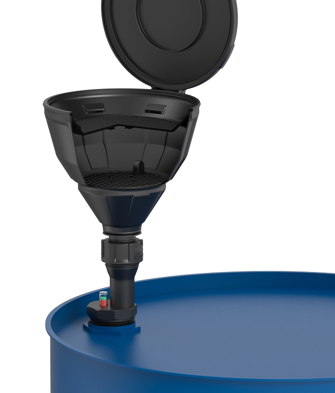 Funnel Disposal-Set for barrel, el: