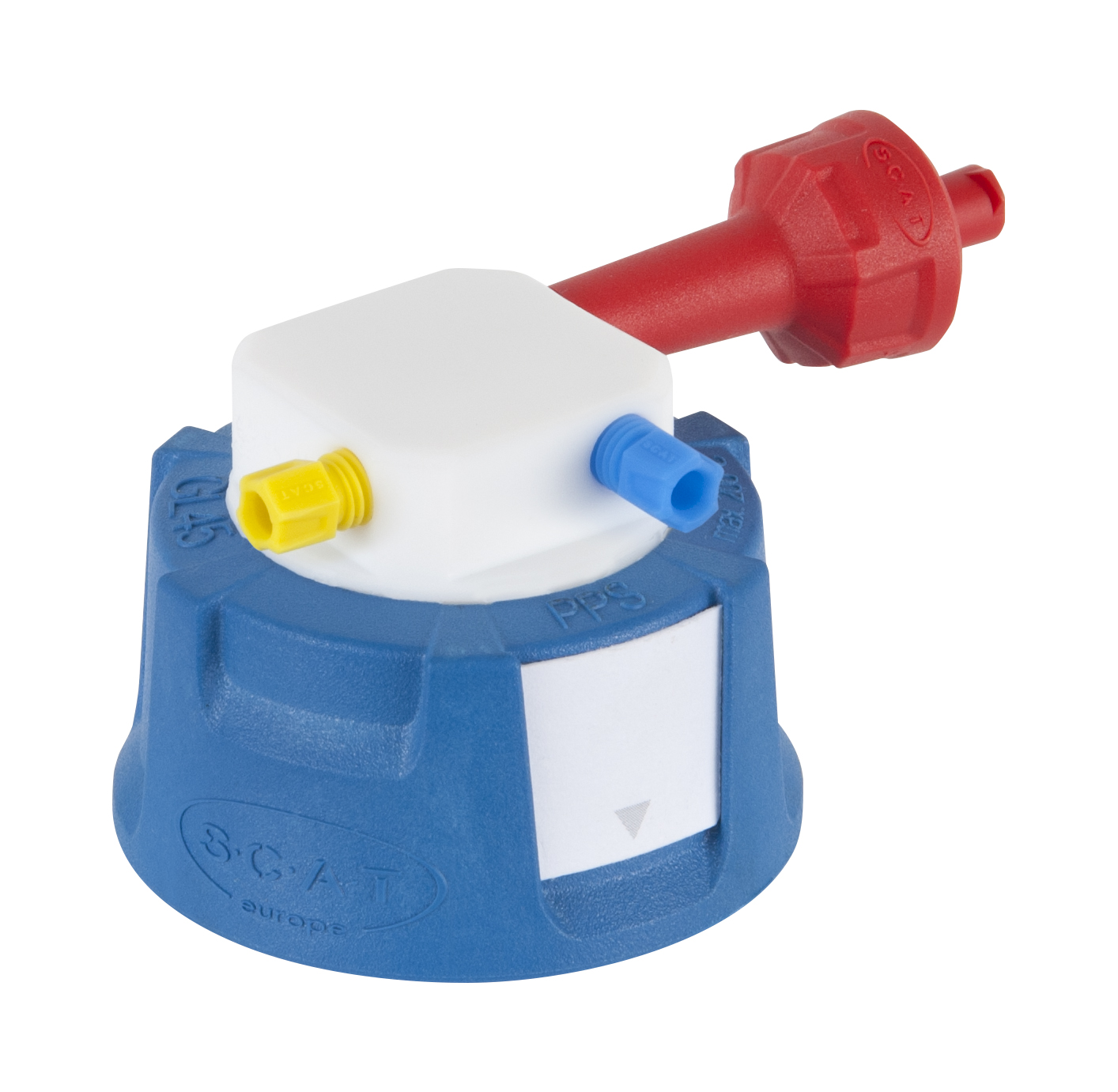 S-Cap II, GL45+2xPFA 3,2mm, 90° vinklet+luftv.