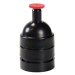 Filterkassette 3-delt 25 mm,sort PP, 50 stk