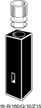 Kuvette, 16R/160, Spec-Q, 10mm, 0,16ml, Z 15mm