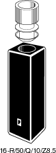 Kuvette, 16R/50, Spec-Q, 10mm, 0,05ml, Z 8,5mm