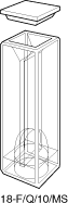 Kuvette, 18-F/MS, Spec-Q, 10mm, 0,9ml