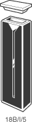 Kuvette, 18/B, Infr-Q, 5mm, 0,35ml
