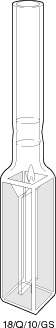 Kuvette, 18/GS, Spec-Q, 10mm, 0,7ml