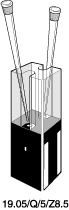 Kuvette, 19.05, Spec-Q, 5mm, 0,0025ml, Z 8,5mm