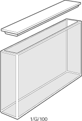 Cell glass, type 1, 100 mm