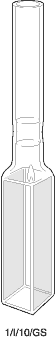 Kuvette, 1/GS, Infr-Q, 10mm, 3,5ml