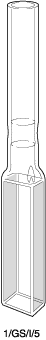 Kuvette, 1/GS, Infr-Q, 5mm, 1,7ml