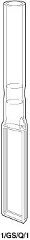 Kuvette, 1/GS, Spec-Q, 1mm, 0,4ml