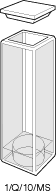 Kuvette, 1/MS, Spec-Q, 10mm, 3,5ml