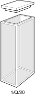 Kuvette, 1, Spec-Q, 20mm, 7ml