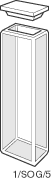 Kuvette, 1, opt. glas, 5mm, 1,7ml