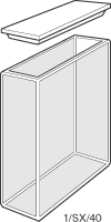 Kuvette, 1, Supr-Q, 40mm, 14ml