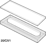 Kuvette, 20/C, Infr-Q, 1mm, 0,31ml