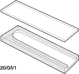 Kuvette, 20/O, Infr-Q, 1mm, 0,39ml