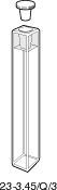 Kuvette, 23-3.45, Spec-Q, 3mm, 0,28ml