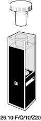Kuvette, 26.10-F, Spec-Q, 10mm, 0,01ml, Z 20mm