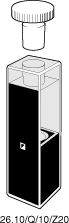 Kuvette, 26.10, Spec-Q, 10mm, 0,01ml, Z 20mm