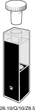 Kuvette, 26.10, Spec-Q, 10mm, 0,01ml, Z 8,5mm