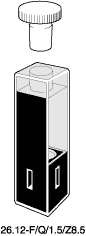 Kuvette, 26.12-F, Spec-Q, 1,5mm, 0,012ml, Z 8,5mm
