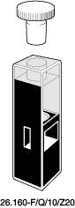 Kuvette, 26.160-F, Spec-Q, 10mm, 0,16ml, Z 20mm