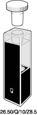 Kuvette, 26.50, Spec-Q, 10mm, 0,05ml, Z 8,5mm
