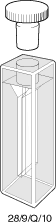 Kuvette, 28/9, Spec-Q, 10mm, 0,58ml