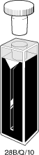 Kuvette, 28/B, Spec-Q, 10mm, 0,7ml